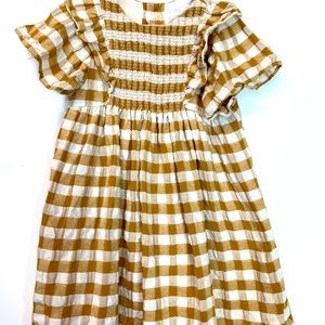 Kids Zara Gingham Dress 4-5T